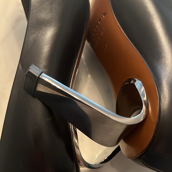 Clergerie black leather pumps, size 37 - Picture 10 of 11